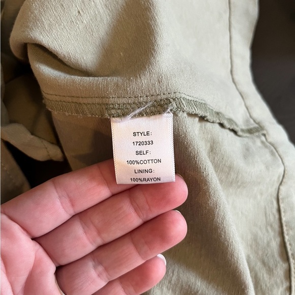 Current Air Military Style Trench Coat - Picture 5 of 5